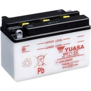 Yuasa 6N11-2D (Uden Syre) 6V Batteri til Motorcykel