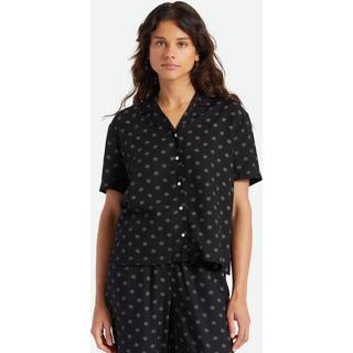Brixton Bunker Daisy Dot Kortærmet Skjorte Dame Sort