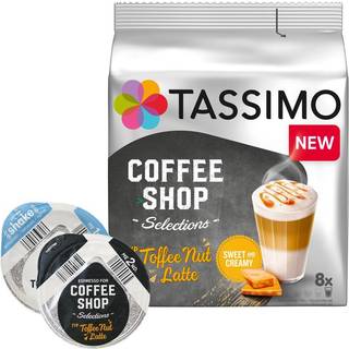 Toffee Nut Latte - Coffee Shop Selections - 16 kapsler til Tassimo