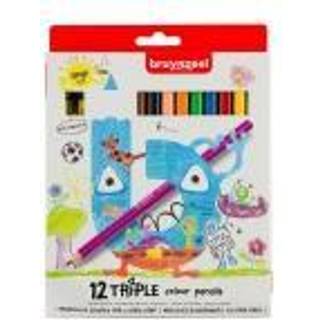 Bruynzeel Kids Triple Coloured Pencils Set 12