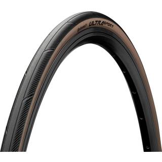 Cykeldæk Continental Ultra Sport III PureGrip Performance (28-622) Foldbart Sort/Brunt