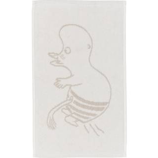 Moomin Arabia Mumi håndklæde 30x50 cm Mumitrolden hvid