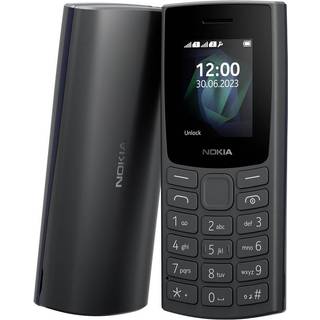 Nokia 105 2G 2023 mobiltelefon, grå ➞ På lager - klar til afhentning