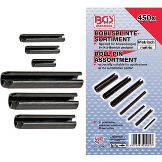 BGS Rør/hulspændestiftsortiment 2-10mm. 450 dele