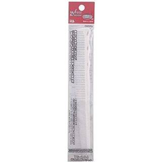 YS Park Hair Cutting Comb 254 White 188 mm