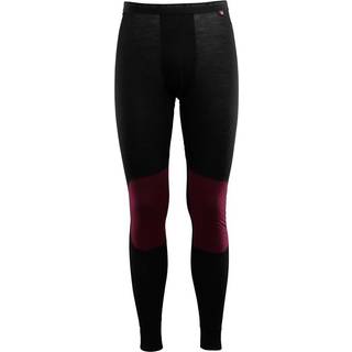 Aclima LightWool Reinforced Longs Man Jet Black/Zinfandel, XL