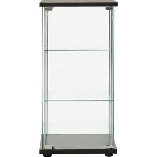 Opbevaringsskab Hærdet Glas - Sort / 42.5 x 36.5 x 86 cm