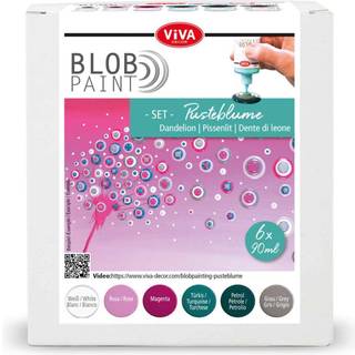 Blob Paint Set Pusteblume 6x90ml - Mehrfarbig