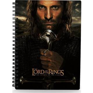 Lord of the Rings Notebook with 3D-Effect Aragorn