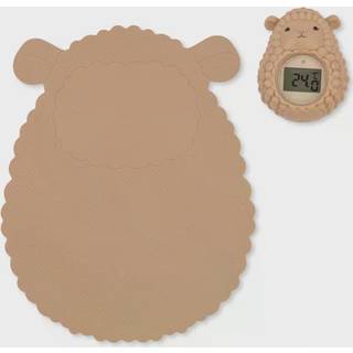 Konges Sløjd Sæt Med Bademåtte Og Termometer Warm Clay One Size      Unisex