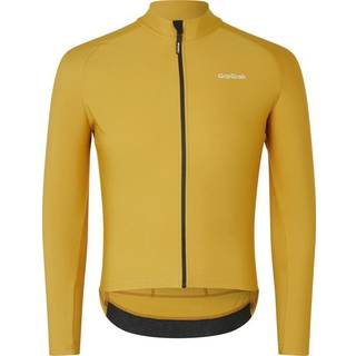 GripGrab PACR Thermal langærmet cykeltrøje Mustard Yellow herre - Størrelse X-Large