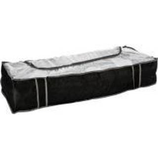 Sengeskuffe i stof - Sort - 100cm x 45cm x 20cm - Silje