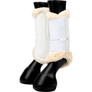 LeMieux fleece gamacher, EDGE Mesh Boot - Hvid