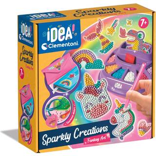 Clementoni Idea Sparkly Creations - Fantasy Art perlekunst
