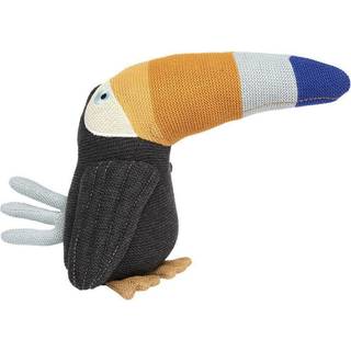 OYOY Toby Toucan tøjdyr Anthracite/Blue
