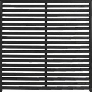 Plus Kyoto Hegn - 160x160 cm - Sort RAL 9005 - Plus