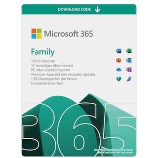 Microsoft Office 365 Family | 1 År | 6 Enheder | DK