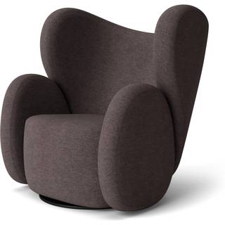 NORR11 Seating - 'Big Big Chair', grey in Grey Fully Upholstered - Swivel,