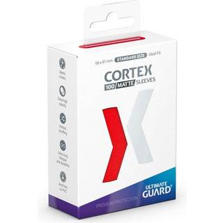 Ultimate Guard Cortex Sleeves Standard Size Matte Red (100)