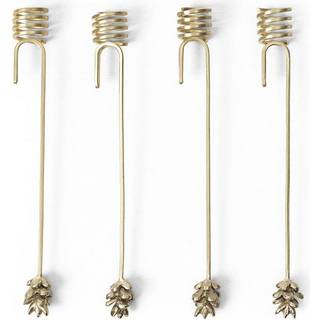 Ferm Living Forest Christmas Tree Candle Holders - Brass