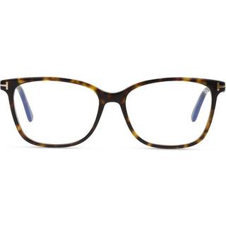 TOM FORD Kvinde FT5842-B 52 Optiske stel Acetat Havana Firkantet Normal