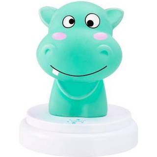 Alecto - FJOLLET FLODHEST LED nat lys flodhest blå - SILLY HIPPO