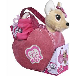 ChiChi Love Bamse Hund med Hjerteformet Taske