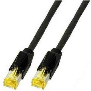 Efb Nordic Patch kabel kat6a pur, uv, sort, 3m
