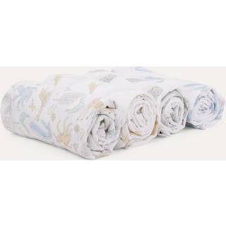 Aden + Anais Aden & Anais Natural History Essentials Muslin 100% Cotton Blankets 4 Pack