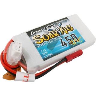 Gens 2s   450mAh - 30C - Gens Ace Soaring JST