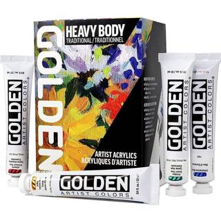 Golden Artist Colors Heavy Body Traditional Sæt med akrylmaling 7 x 22 ml