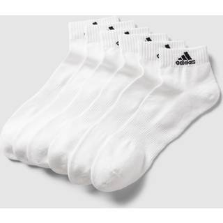 Cushioned Sportswear ankelsokker, 6 par - White / Black - 40-42
