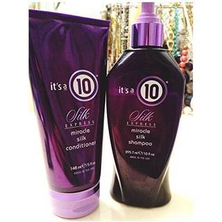 Det er en 10 Silk Express Miracle Silk Shampoo10 Oz & Conditioner 5 Oz