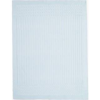 Emile Et Rose Emile Et Rose Cable Knit Baby 100% Cotton Blanket
