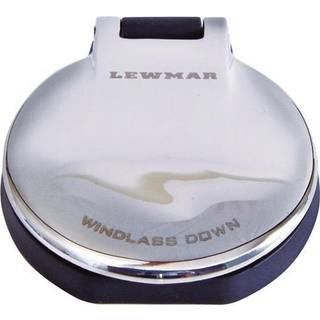 Fodpedal (op) Lewmar Deck Foot Switch, 12/24 V, passer til Lewmar ankerspil, rustfrit stål