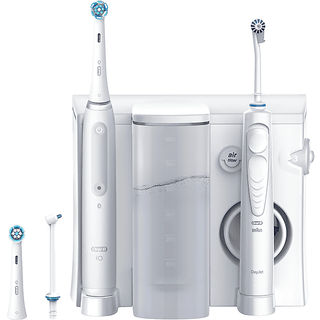Oral-B iO Series 4 Tandbørste + Mundskyller Oxyjet Center