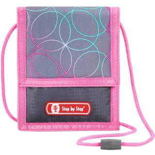 Brustbeutel Glitter Heart Hazle Rosa, Grau