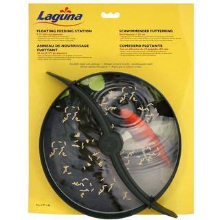 Laguna Floating Feeding Station Ring 9-3/4-tommer sort