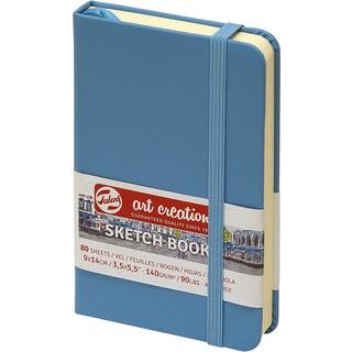 Hardcover Sketchbook - Lys Blå 9 x 14 cm