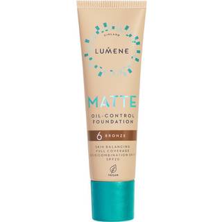 Lumene Matte Oil-Control Foundation SPF20 6 Bronze (30 ml)