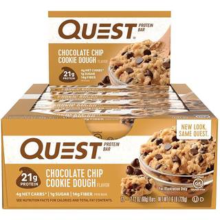 QUEST NUTRITION QUEST BARS, 12 stk-Chocolate Chip Cookie Dough