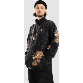 Volcom V-Science Fleece Pullover Half-Zip M BLEACH BLACK