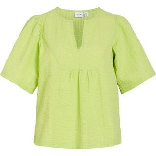VILA Kuliza V-Neck 2/4 Top Lettuce Green 34