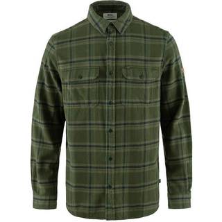 Fjällräven Men's Övik Heavy Flannel Shirt Deep Forest-Laurel Green, S