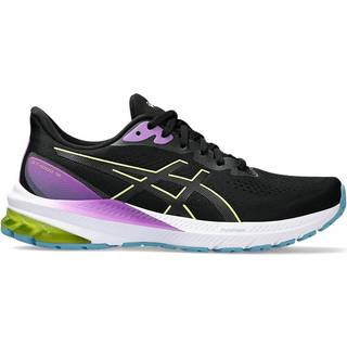 ASICS GT-1000 12 Stability Running Shoe Women - Black, Neon Yellow, Size 9.5 - black