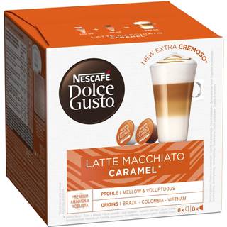 Latte Macchiato Caramel kaffekapsler (På lager i butik)