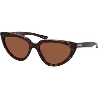 Balenciaga BB0182S 002 55 Solbriller Kvinder Tortoiseshell - Tortoise - 55mm