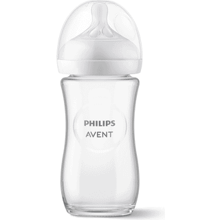PHILIPS AVENT Natural Response babyflaske af glas SCY933/01, 1M+ 240 ml