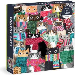 Wintry Cats 500 Piece Puzzle