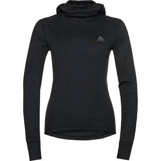 Odlo Women's BL Top With Facemask L/S Active Warm Eco Syntetisk undertøj Damer størrelse XL farve sort